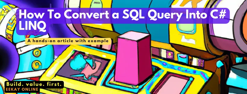 SQL into LINQ