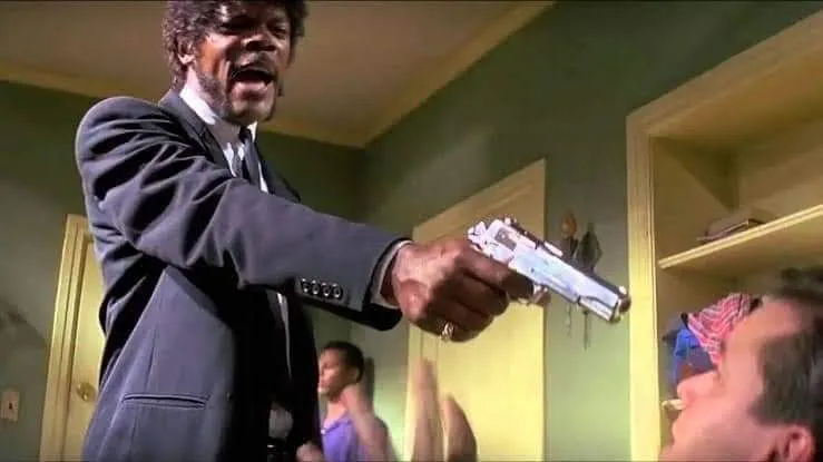 Pulp Fiction Scene — “Say What again, I dare you, I double dare motherfu**er”