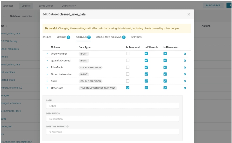 Column Properties Customization