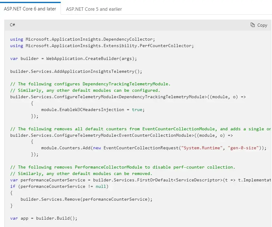 ConfigureTelemetryModule