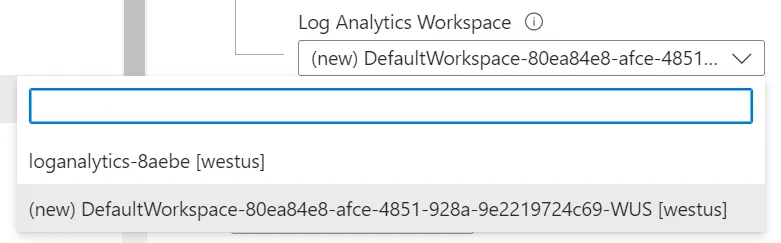 Log Analytics Workspace