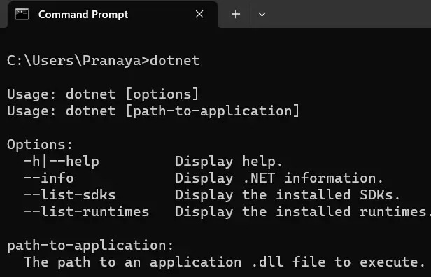 How to Run ASP.NET Core Web Application using .NET Core CLI?