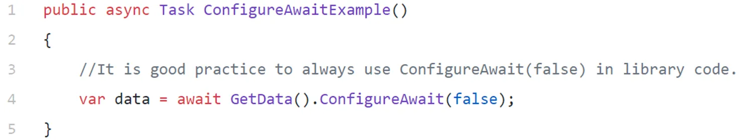 Using .ConfigureAwait(false) in general purpose library code
