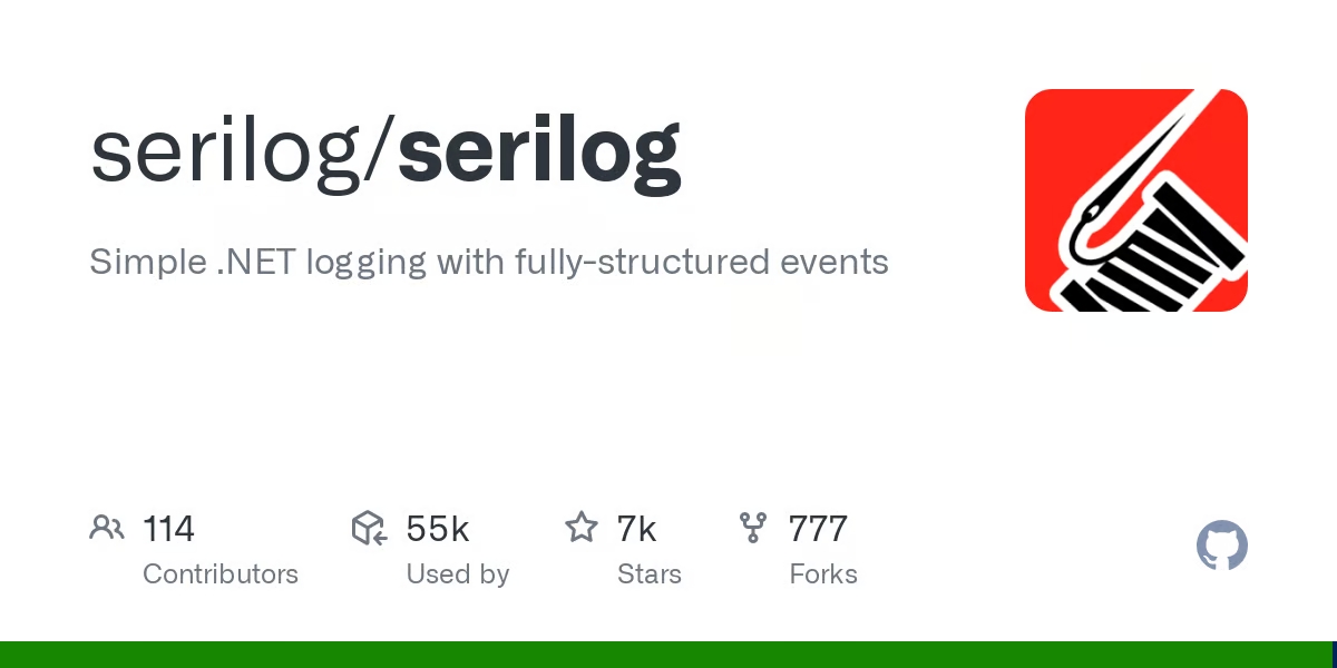 Serilog Github homepage