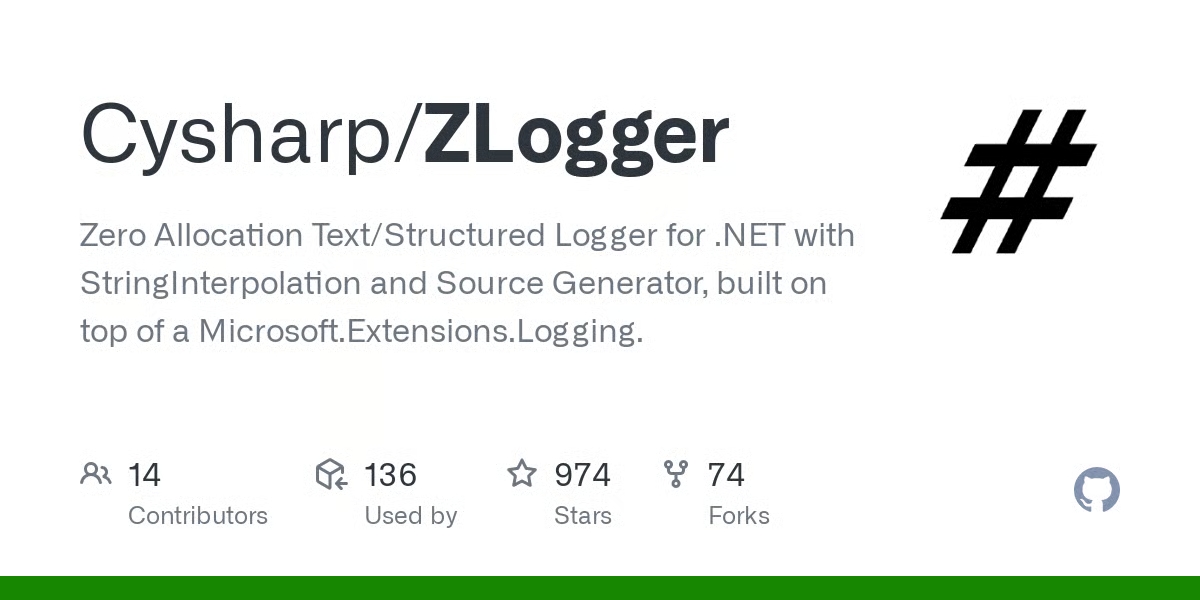 ZLogger Github homepage