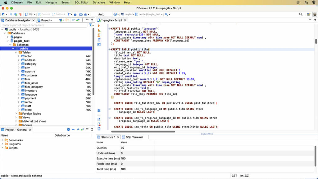 DBeaver - a popular application for running SQL scripts