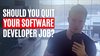 Why do software developers quit their jobs?