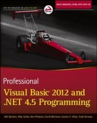 Professional Visual Basic 2012 and .NET 4.5 Programming